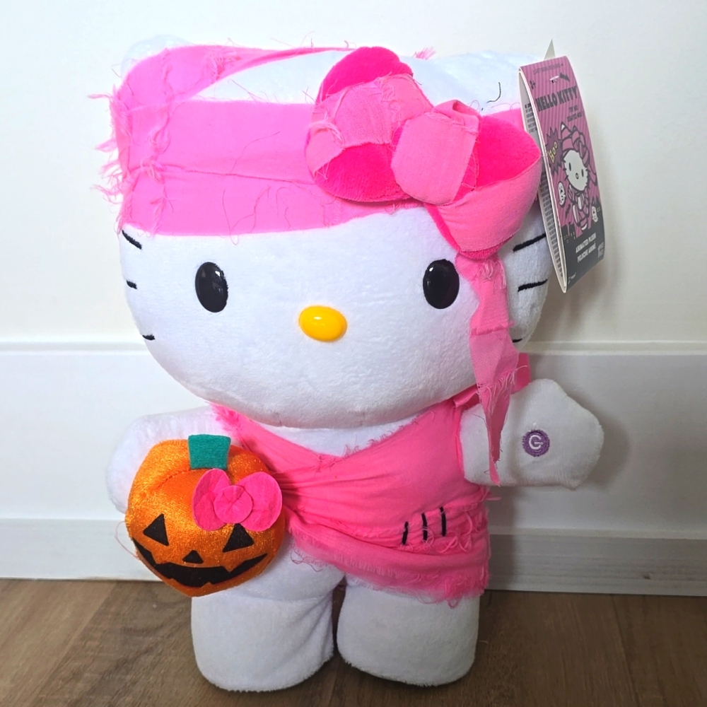 Hello Kitty Halloween Plush with Pumpkin Accent